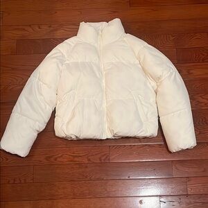 White Puffer Jacket
